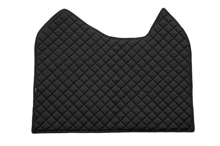 Set covor podea camion Mercedes Actros scaun pasager convertibil, ECO-LEATHER, set 3 buc. (material - eco-piele, culoare - negru, cabina lata 250 cm) [3]