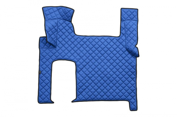 Set covor podea camion potrivit MAN ECO-LEATHER, set 3 buc. (material - eco-piele, culoare - albastru, transmisie automata) potrivit MAN TGX [3]