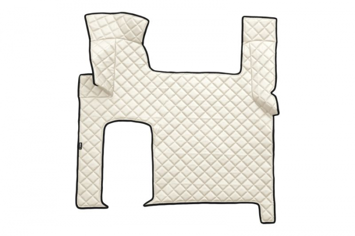 Set covor podea camion potrivit MAN ECO-LEATHER, set 3 buc. (material - eco-piele, culoare - bej, transmisie automata) potrivit MAN TGX  [3]