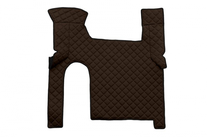 Set covor podea camion potrivit MAN ECO-LEATHER, set 3 buc. (material - eco-piele, culoare - maro, pentru transmisie manuala) potrivit MAN TGX [3]