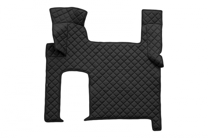 Set covor podea camion potrivit MAN ECO-LEATHER, set 3 buc. (material - eco-piele, culoare - negru, transmisie automata) potrivit MAN TGX  [3]