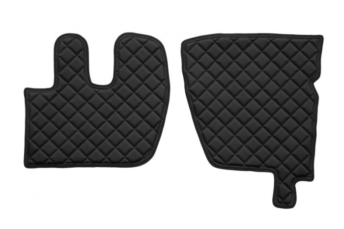 Set covor podea camion potrivit Renault ECO-LEATHER, set 3 buc. (material - eco-piele, culoare - negru) potrivit Renault Truck PREMIUM 2 dupa 2005 [2]