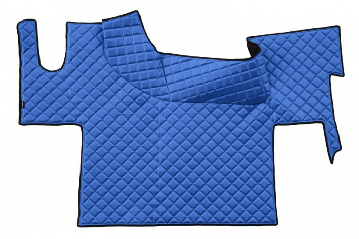Set covor podea camion potrivit Renault podea plata, ECO-LEATHER, 1 bucata (material - eco-piele, culoare - albastru) potrivit Renault Truck T dupa 2013 [1]