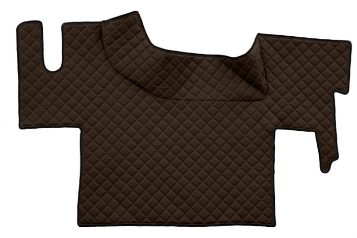 Set covor podea camion potrivit Renault podea plata, ECO-LEATHER, 1 bucata (material - eco-piele, culoare - maro) potrivit Renault Truck T dupa 2013 [1]