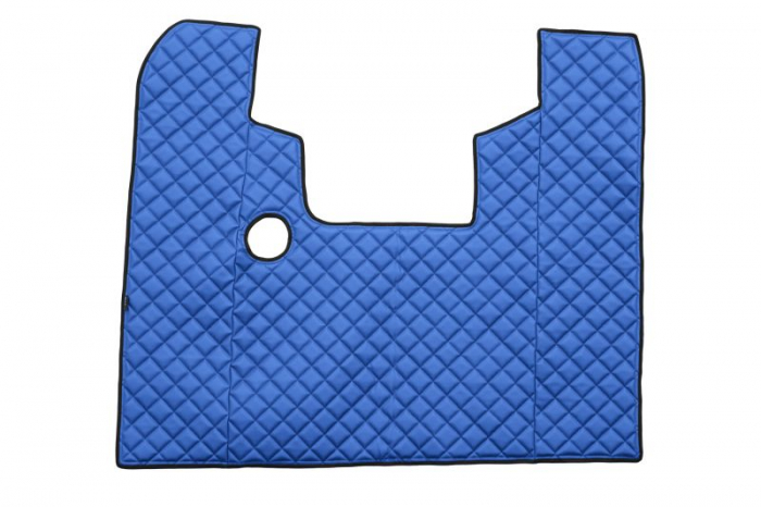 Set covor podea camion potrivit Scania ECO-LEATHER, set 3 buc. (material - eco-piele, culoare - albastru, pentru transmisie manuala) potrivit SCANIA 4 dupa 1995 [3]