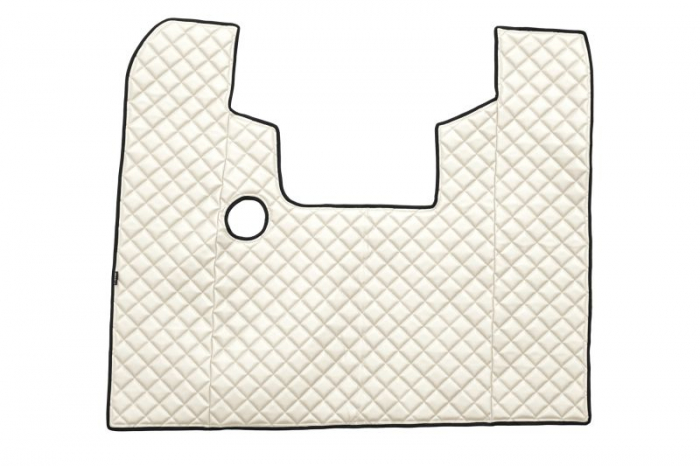 Set covor podea camion potrivit Scania ECO-LEATHER, set 3 buc. (material - eco-piele, culoare - bej, pentru transmisie manuala) potrivit SCANIA 4 dupa 1995 [3]