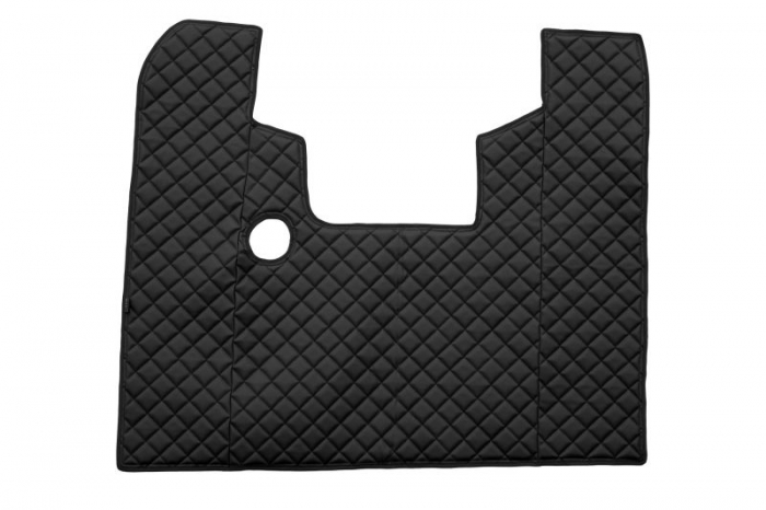 Set covor podea camion potrivit Scania ECO-LEATHER, set 3 buc. (material - eco-piele, culoare - negru, pentru transmisie manuala) potrivit SCANIA 4  [3]