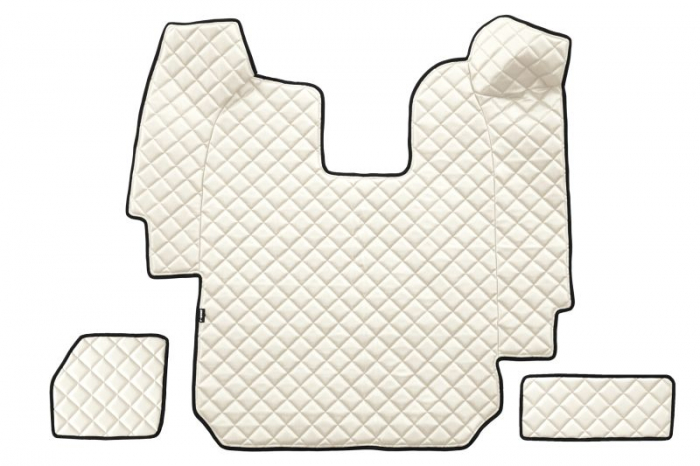 Set covor podea camion potrivit Scania ECO-LEATHER, set 5 buc (material - eco-piele, culoare - bej, transmisie automata) potrivit SCANIA P,G,R,T dupa 2004 [3]