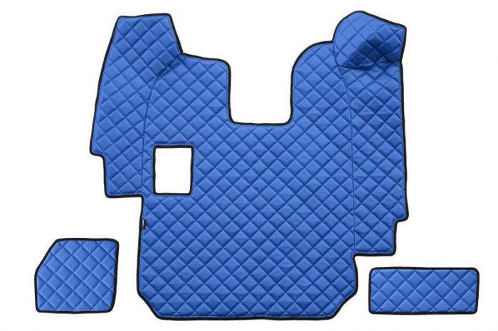 Set covor podea camion potrivit Scania ECO-LEATHER, set 5 buc (material - eco-piele, culoare - maro, pentru transmisie manuala) potrivit SCANIA P,G,R dupa 2004 [3]