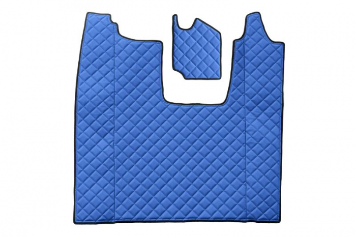 Set covor podea camion potrivit Scania scaun pasager convertibil, ECO-LEATHER, set 4 bucati (material - eco-piele, culoare - albastru) potrivit SCANIA L dupa 2016 [3]