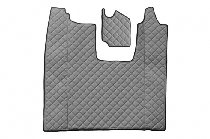 Set covor podea camion potrivit Scania scaun pasager convertibil, ECO-LEATHER, set 4 bucati (material - eco-piele, culoare - gri) potrivit SCANIA L,P,G dupa 2016 [3]