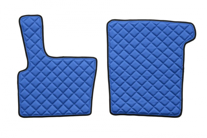 Set covorase podea camion potrivit DAF ECO-LEATHER, set 3 buc. (material - eco-piele, culoare - albastru, transmisie automata) potrivit DAF 95 XF 1997-2012 [2]