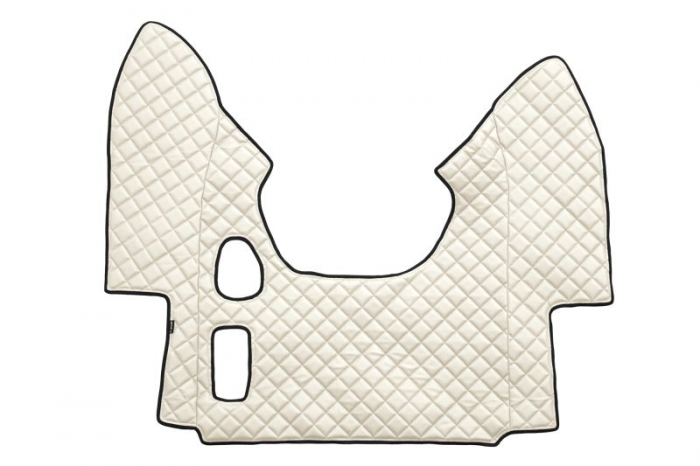 Set covorase podea camion potrivit DAF ECO-LEATHER, set 3 buc. (material - eco-piele, culoare - bej, pentru transmisie manuala) potrivit DAF 95 XF 1997-2012 [3]