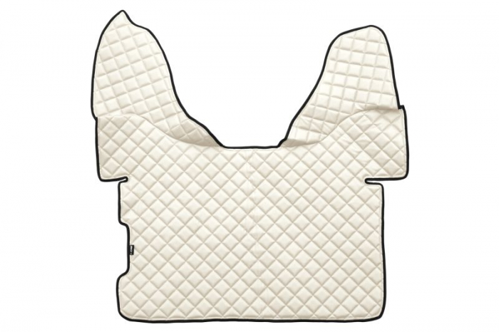 Set covorase podea camion potrivit DAF ECO-LEATHER, set 3 buc. (material - eco-piele, culoare - bej, transmisie automata) potrivit DAF XF 105 dupa 2005 [3]