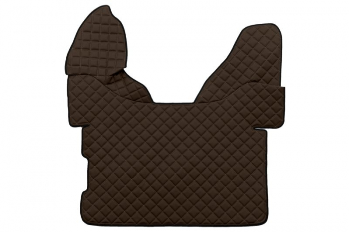 Set covorase podea camion potrivit DAF ECO-LEATHER, set 3 buc. (material - eco-piele, culoare - maro, transmisie automata) potrivit DAF XF 105, XF 106 dupa 2005 [3]