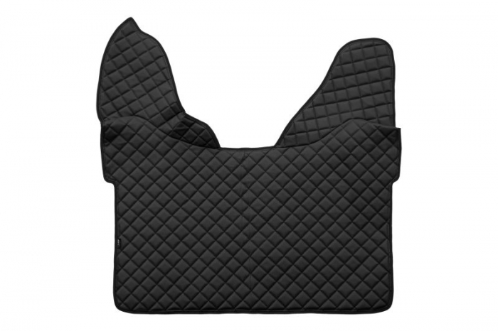 Set covorase podea camion potrivit DAF ECO-LEATHER, set 3 buc. (material - eco-piele, culoare - negru/rosu, transmisie automata) potrivit DAF XF 105 dupa 2012 [3]