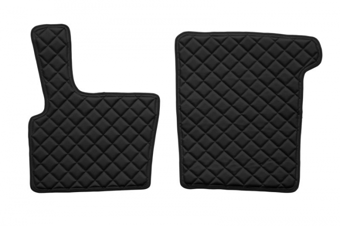Set covorase podea camion potrivit DAF ECO-LEATHER, set 3 buc. (material - eco-piele, culoare - negru, transmisie automata) potrivit DAF 95 XF 1997-2012 [2]