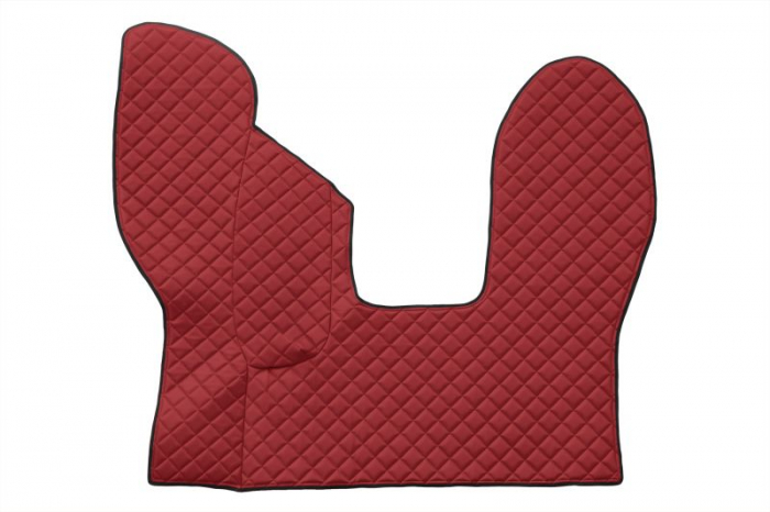 Set covorase podea camion potrivit DAF ECO-LEATHER, set 3 buc. (material - eco-piele, culoare - rosu, transmisie automata) potrivit DAF dupa 2013 [3]