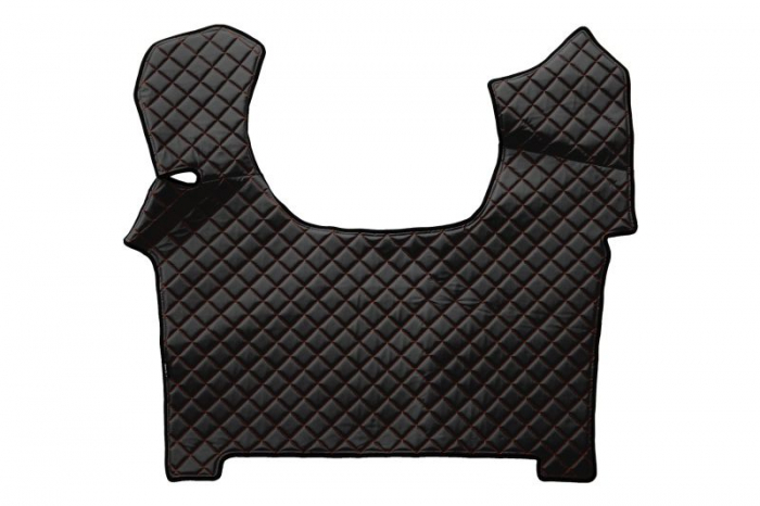 Set covorase podea camion potrivit Iveco ECO-LEATHER (material - eco-piele, culoare - negru/rosu, transmisie automata) potrivit IVECO S-WAY dupa 2019 [3]