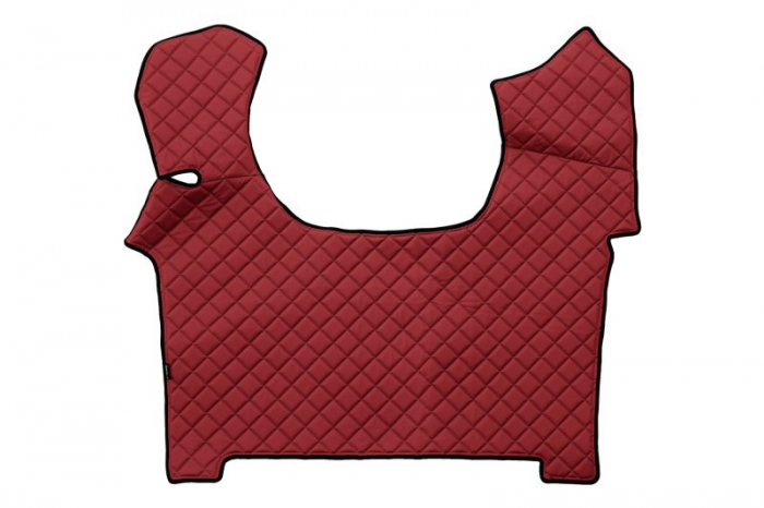 Set covorase podea camion potrivit Iveco ECO-LEATHER (material - eco-piele, culoare - rosu, transmisie automata) potrivit IVECO S-WAY dupa 2019 [3]