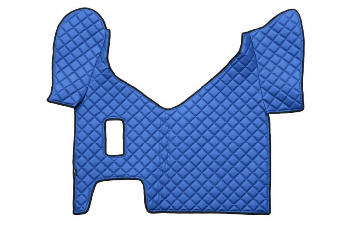 Set covorase podea camion potrivit Iveco ECO-LEATHER, set 3 buc. (material - eco-piele, culoare - albastru, pentru transmisie manuala) potrivit IVECO STRALIS [3]