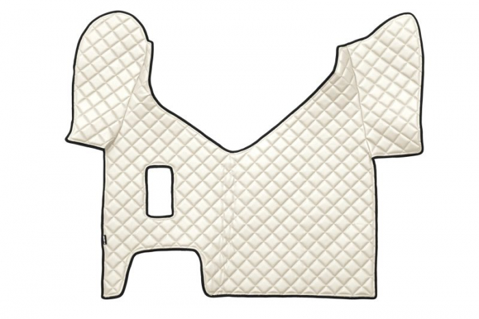 Set covorase podea camion potrivit Iveco ECO-LEATHER, set 3 buc. (material - eco-piele, culoare - bej, pentru transmisie manuala) potrivit IVECO STRALIS [3]
