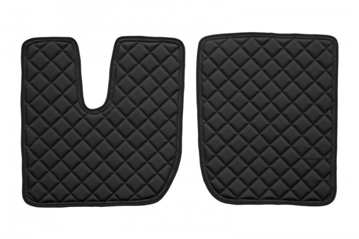 Set covorase podea camion potrivit Iveco ECO-LEATHER, set 3 buc. (material - eco-piele, culoare - negru, transmisie automata) potrivit IVECO STRALIS I dupa 2013 [2]