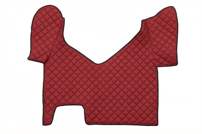 Set covorase podea camion potrivit Iveco ECO-LEATHER, set 3 buc. (material - eco-piele, culoare - rosu, transmisie automata) potrivit IVECO STRALIS I dupa 2013 [3]