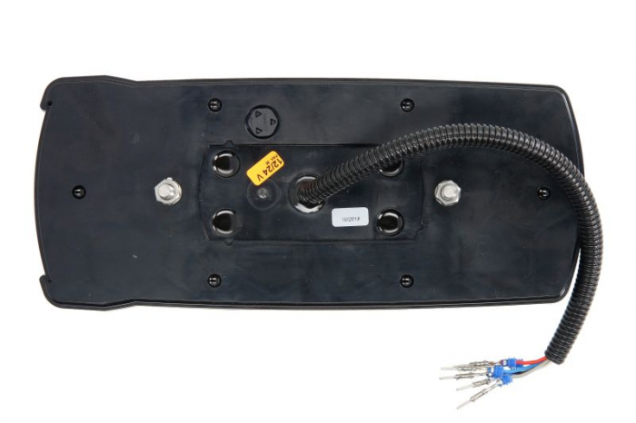 Stop lampa spate dreapta CARMEN LED, 12/24V, semnalizator, anti-Proiectoare ceata, lumini marsarier, lampa stop, lumina parcare, reflector, rosu stop deschis capac cu a EURO AMP 7 pini soclu [2]