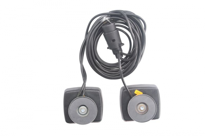 Stop lampa spate stanga/dreapta cu magnet, bulb deschis 12V, semnalizator, lampa stop, lumina parcare, fire 5m, cu a 7 pini soclu [2]