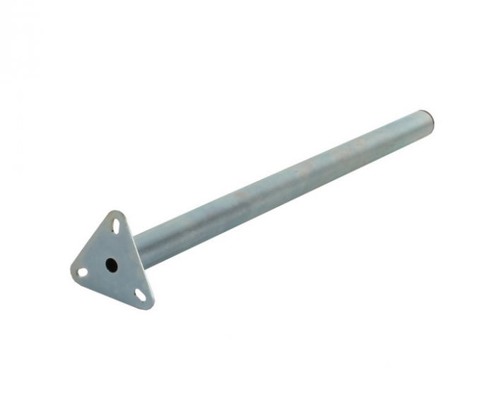 Suport fixare aripa teava, diametru: 42mm, lungime: 800mm, drept; triunghi, zincat [2]