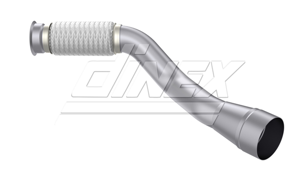 Teava esapament (/130mm, lungime:900mm) potrivit MERCEDES ACTROS EURO 6 [2]