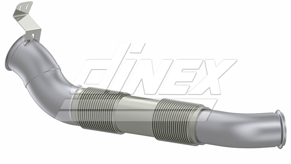 Teava esapament (diametru:123mm/142mm, lungime:1070mm) potrivit SCANIA G; P; R; T [1]