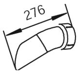 Teava esapament (diametru:124,5mm, lungime:340mm) EURO 3 potrivit MERCEDES CITARO (O 530); SETRA 400 OM457.934-OM457.973 dupa 1998 [1]