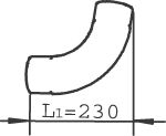 Teava esapament (lungime:230/315mm) potrivit MAN TGL I, TGM I D0834LFL40-D0836LFLAC dupa 2005 [2]