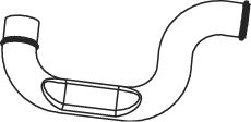 Teava esapament (lungime:880mm) potrivit VOLVO FH12, FH16, FL12, FM10, FM12, FM7 D10A320-D7C290 dupa 1993 [1]