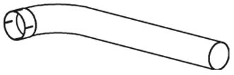 Teava esapament (lungime:890mm) EURO 5 potrivit MAN TGS I, TGX I D2066LF06-D2676LF25 dupa 2006 [1]