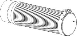 Teava flexibil esapament potrivit MERCEDES AXOR, AXOR 2 OM457.910-OM457.981 dupa 2002 [1]