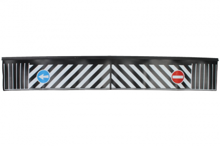 Accesorii - Aparatoare noroi bara spate 380x2400mm cu semn obligatoriu stanga si interzis