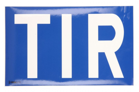 Autocolant de avertizare - Sticker autocolant de avertizare TIR 1 buc