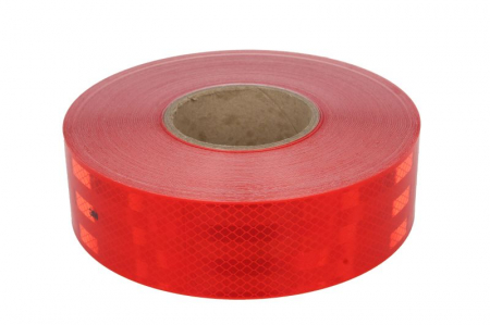 Autocolant sticker avertizare informare 3M 1 buc, hard, culoare rosie 5,35cm x 50m [1]