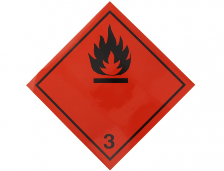 Autocolant de avertizare - Autocolant sticker avertizare informare ADR 3 1 buc