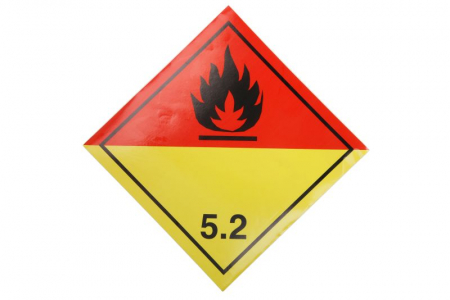 Autocolant de avertizare - Autocolant sticker avertizare informare ADR 5,2 1 buc