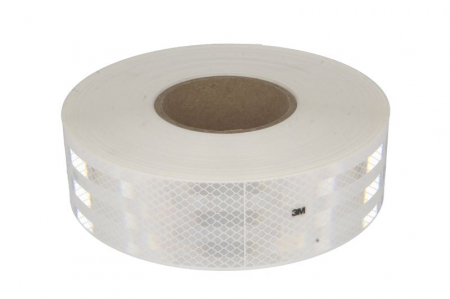 Banda reflectorizanta de contur 3M 1 buc, hard, culoare alba 5,35cm x 50m [1]