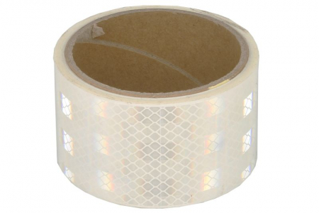Accesorii - Banda reflectorizanta de contur 3M hard, culoare alba x 3m