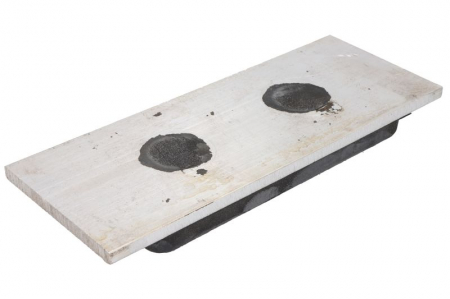 Placa de aluminiu-cauciuc tampon 170x60x16 [2]