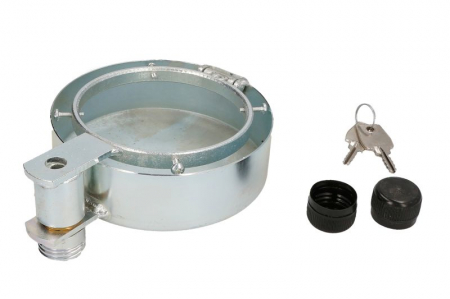 Capac anti-furt pentru capacul de umplere a combustibilului cu clapa; cu o cheie; zincat diametru: 80mm [1]