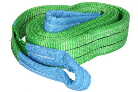 Asigurarea Încarcaturii - Chinga de ridicare  cu doua straturi 2t, 3m, verde