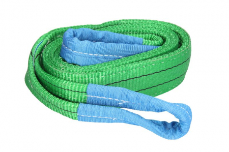 Asigurarea Încarcaturii - Chinga de ridicare  cu doua straturi 2t, 2m, verde