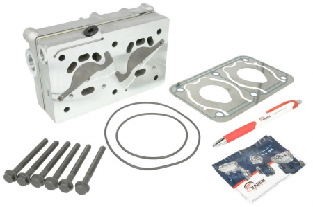 Piese Camioane - Chiulasa compresor Potriveste 412 704 006,007,010,011,014,015 0 (complet) SCANIA 4 114 C/330/114 C/340/114 C/360/114 C/380/114 G/320/114 G/330/114 G/340/114 G/380/114 L/340/114 L/380/124 /G420/124 C